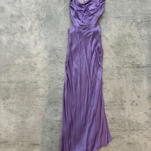 Revolve Michael Costello Purple Satin - Picture 3 of 4